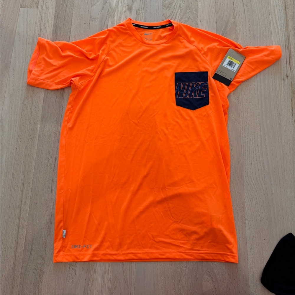 Nike Men's T-Shirt/Swim Shirt Pack - Orange, Green, Black - Picture 3 of 4